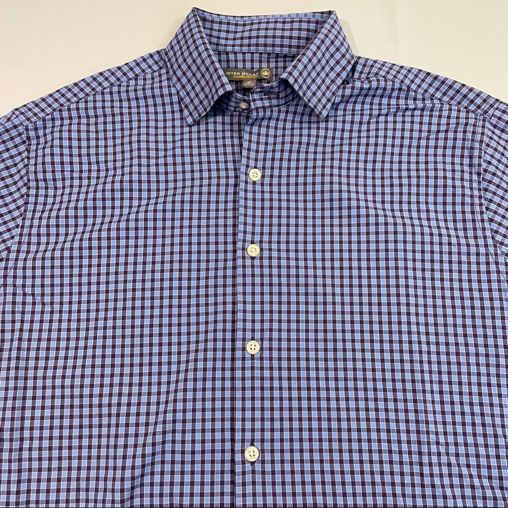 Peter Millar Summer Comfort Mens Dress Shirt Size Medium